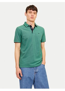 Jack&Jones Polo Paulos 12136668 Zielony Slim Fit ze sklepu MODIVO w kategorii T-shirty męskie - zdjęcie 181149367