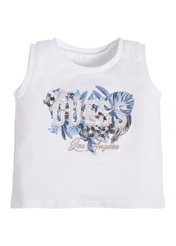 Guess Top K3GI28 K6YW1 Biały Regular Fit ze sklepu MODIVO w kategorii Bluzki dziewczęce - zdjęcie 181149467