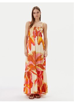 Maaji Sukienka letnia Jungle Palm Lavinia PT2707CLD001 Pomarańczowy Regular Fit ze sklepu MODIVO w kategorii Sukienki - zdjęcie 181149486