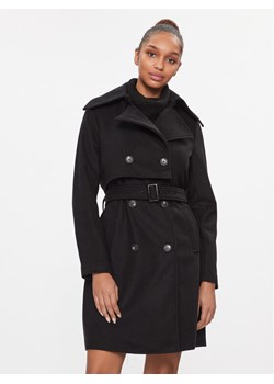 Vero Moda Trencz Janet 10301315 Czarny Regular Fit ze sklepu MODIVO w kategorii Płaszcze damskie - zdjęcie 181149489