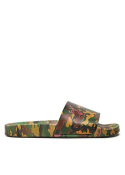 Off-White Klapki OMIC001S22MAT0065700 Zielony ze sklepu MODIVO w kategorii Klapki męskie - zdjęcie 181149529