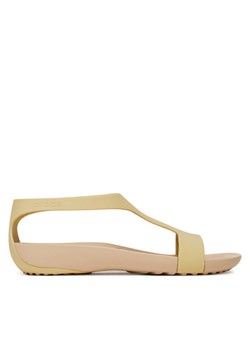 Crocs Sandały SERENA SANDAL 205469-212 Zielony ze sklepu MODIVO w kategorii Sandały damskie - zdjęcie 181149559
