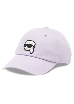 KARL LAGERFELD Czapka z daszkiem 230W3401 Fioletowy ze sklepu MODIVO w kategorii Czapki z daszkiem damskie - zdjęcie 181149605
