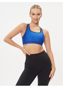 Under Armour Biustonosz sportowy Ua Crossback Mid Bra 1361034 Niebieski Compression Fit ze sklepu MODIVO w kategorii Biustonosze - zdjęcie 181149708