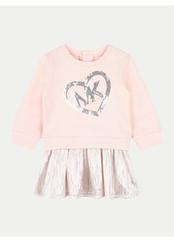 MICHAEL KORS KIDS Sukienka codzienna R30132 Różowy Regular Fit ze sklepu MODIVO w kategorii Sukienki niemowlęce - zdjęcie 181149815