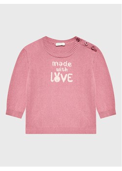 United Colors Of Benetton Sweter 112CB1009 Różowy Regular Fit ze sklepu MODIVO w kategorii Bluzy i swetry - zdjęcie 181149838