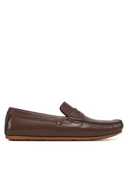 Tommy Hilfiger Mokasyny Corpoarte Hilfiger Lth Driver FM0FM04810 Brązowy ze sklepu MODIVO w kategorii Mokasyny męskie - zdjęcie 181150055