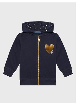 Blue Seven Bluza 957067 Granatowy Regular Fit ze sklepu MODIVO w kategorii Bluzy dziewczęce - zdjęcie 181150255