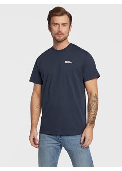 Jack Wolfskin T-Shirt Essential 1808382 Granatowy Regular Fit ze sklepu MODIVO w kategorii T-shirty męskie - zdjęcie 181150409