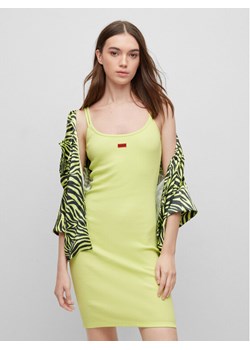 Hugo Sukienka codzienna Nirabel 50486561 Żółty Slim Fit ze sklepu MODIVO w kategorii Sukienki - zdjęcie 181150475