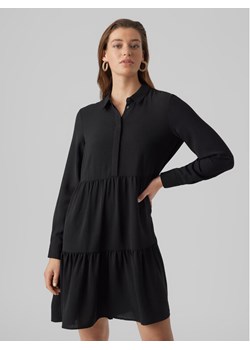 Vero Moda Sukienka codzienna Inge 10293730 Czarny Regular Fit ze sklepu MODIVO w kategorii Sukienki - zdjęcie 181150538