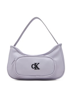 Calvin Klein Jeans Torebka Ck Shoulder Bag IU0IU00696 Fioletowy ze sklepu MODIVO w kategorii Torebki damskie - zdjęcie 181150628
