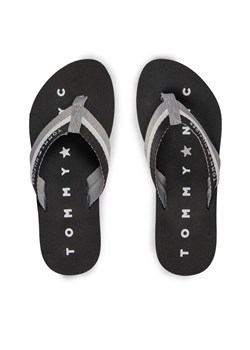 Tommy Hilfiger Japonki Tommy Loves Ny Beach Sandal FW0FW02370 Szary ze sklepu MODIVO w kategorii Klapki damskie - zdjęcie 181150675