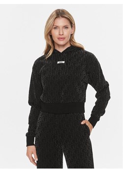 Guess Bluza Gj Logo V4RQ14 KC2W0 Czarny Regular Fit ze sklepu MODIVO w kategorii Bluzy damskie - zdjęcie 181150688