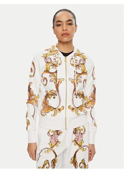 Versace Jeans Couture Bluza 78HAI3P6 Biały Regular Fit ze sklepu MODIVO w kategorii Bluzy damskie - zdjęcie 181150745