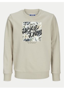 Jack&Jones Junior Bluza Hawaii 12269863 Szary Regular Fit ze sklepu MODIVO w kategorii Bluzy chłopięce - zdjęcie 181150888