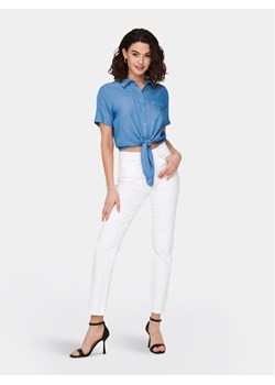 ONLY Jeansy Emily 15292435 Biały Straight Fit ze sklepu MODIVO w kategorii Jeansy damskie - zdjęcie 181151036