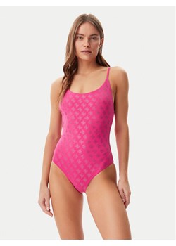 Guess Strój kąpielowy E5GJ14 MC040 Różowy Regular Fit ze sklepu MODIVO w kategorii Stroje kąpielowe - zdjęcie 181151106