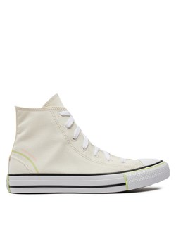 Converse Trampki Chuck Taylor All Star Color Pop Hi A07592C Beżowy ze sklepu MODIVO w kategorii Trampki damskie - zdjęcie 181151265