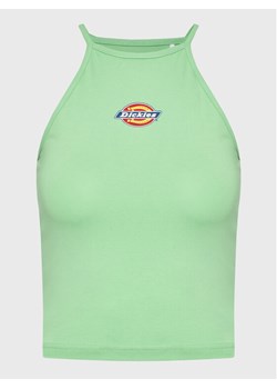 Dickies Top CHAIN Lake DK0A4XNPE911 Zielony Slim Fit ze sklepu MODIVO w kategorii Bluzki damskie - zdjęcie 181151525