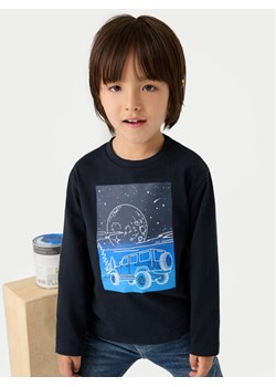 Mayoral Bluzka 4057 Granatowy Regular Fit ze sklepu MODIVO w kategorii T-shirty chłopięce - zdjęcie 181151539