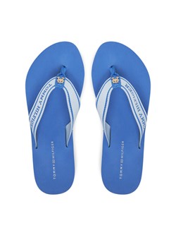 Tommy Hilfiger Japonki Hilfiger Webbing Beach Sandal FW0FW08515 Niebieski ze sklepu MODIVO w kategorii Klapki damskie - zdjęcie 181151668