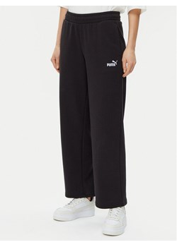 Puma Spodnie dresowe Ess Small No. 1 Logo 684979 Czarny Straight Fit ze sklepu MODIVO w kategorii Spodnie damskie - zdjęcie 181151697