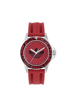 adidas Zegarek Expression One AOFH24513 Czerwony ze sklepu MODIVO w kategorii Zegarki - zdjęcie 181151785