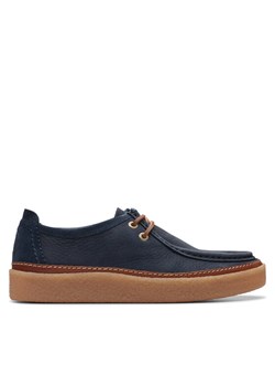 Clarks Mokasyny Clarkwood Moc 26176871 Granatowy ze sklepu MODIVO w kategorii Mokasyny męskie - zdjęcie 181151795