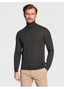 Boss Golf Musso-P 50468262 Szary Slim Fit ze sklepu MODIVO w kategorii Swetry męskie - zdjęcie 181151809