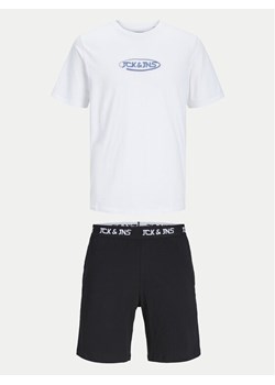 Jack&Jones Junior Komplet t-shirt i szorty sportowe Oliver 12257172 Biały Standard Fit ze sklepu MODIVO w kategorii Komplety chłopięce - zdjęcie 181151905