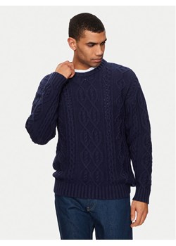 Gap Sweter 787133-00 Granatowy Relaxed Fit ze sklepu MODIVO w kategorii Swetry męskie - zdjęcie 181151989