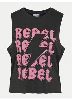 Noisy May Top Rebel 27034002 Szary Oversize ze sklepu MODIVO w kategorii Bluzki damskie - zdjęcie 181152037