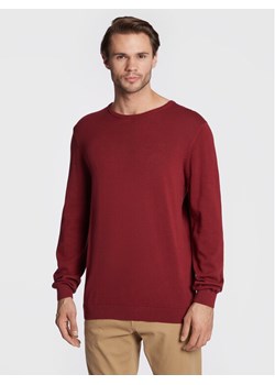 s.Oliver Sweter 2040664 Czerwony Regular Fit ze sklepu MODIVO w kategorii Swetry męskie - zdjęcie 181152057
