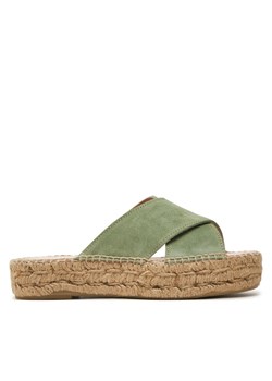 Manebi Espadryle Hamptons Double Sole X Bands Sandals R 6.6 DX Zielony ze sklepu MODIVO w kategorii Espadryle damskie - zdjęcie 181152237