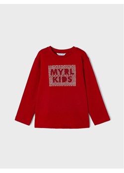 Mayoral Bluzka 173 Czerwony Regular Fit ze sklepu MODIVO w kategorii T-shirty chłopięce - zdjęcie 181152258