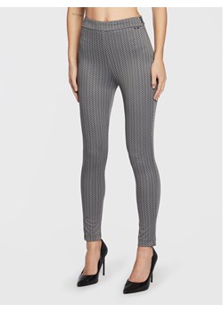 Liu Jo Spodnie materiałowe WF2203 J4044 Szary Slim Fit ze sklepu MODIVO w kategorii Spodnie damskie - zdjęcie 181152296