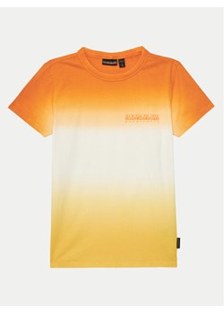 Napapijri T-Shirt S-Merse NP0A4ILFA701 S Pomarańczowy Regular Fit ze sklepu MODIVO w kategorii T-shirty chłopięce - zdjęcie 181152358