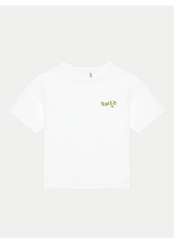 Kids ONLY T-Shirt Maiken 15313877 Biały Regular Fit ze sklepu MODIVO w kategorii Bluzki dziewczęce - zdjęcie 181152408