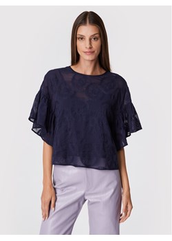 Ted Baker Bluzka Bionni 263110 Granatowy Regular Fit ze sklepu MODIVO w kategorii Bluzki damskie - zdjęcie 181152459