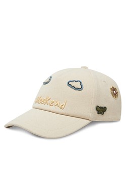 Weekend Max Mara Czapka z daszkiem Urbania 2515571054 Écru ze sklepu MODIVO w kategorii Czapki z daszkiem damskie - zdjęcie 181152497