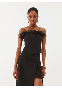 Patrizia Pepe Top 8C0661/A6F5-K103 Czarny Slim Fit ze sklepu MODIVO w kategorii Bluzki damskie - zdjęcie 181152498