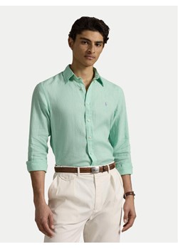 Polo Ralph Lauren Koszula 710968915001 Zielony Slim Fit ze sklepu MODIVO w kategorii Koszule męskie - zdjęcie 181152566