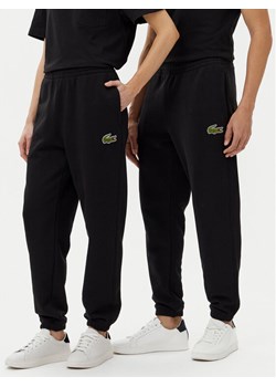 Lacoste Spodnie dresowe XH2750 Czarny Regular Fit ze sklepu MODIVO w kategorii Spodnie męskie - zdjęcie 181152785
