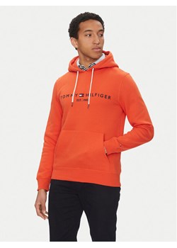 Tommy Hilfiger Bluza Logo MW0MW11599 Pomarańczowy Regular Fit ze sklepu MODIVO w kategorii Bluzy męskie - zdjęcie 181152855
