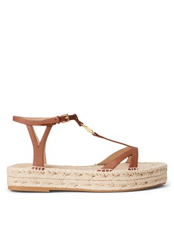 Lauren Ralph Lauren Espadryle Payton 802927966001 Brązowy ze sklepu MODIVO w kategorii Sandały damskie - zdjęcie 181152946