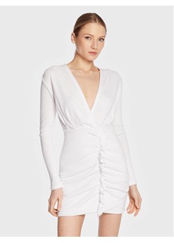 IRO Sukienka dzianinowa Diamante AS232 Biały Slim Fit ze sklepu MODIVO w kategorii Sukienki - zdjęcie 181153086