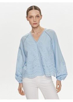 YAS Bluzka Luma 26032810 Błękitny Regular Fit ze sklepu MODIVO w kategorii Bluzki damskie - zdjęcie 181153136