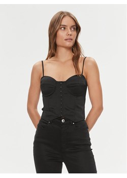 Guess Top W4RH17 WD1R2 Czarny Slim Fit ze sklepu MODIVO w kategorii Bluzki damskie - zdjęcie 181153276