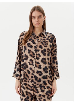 LOLA CASADEMUNT Koszula LS2515033 Brązowy Relaxed Fit ze sklepu MODIVO w kategorii Koszule damskie - zdjęcie 181153467